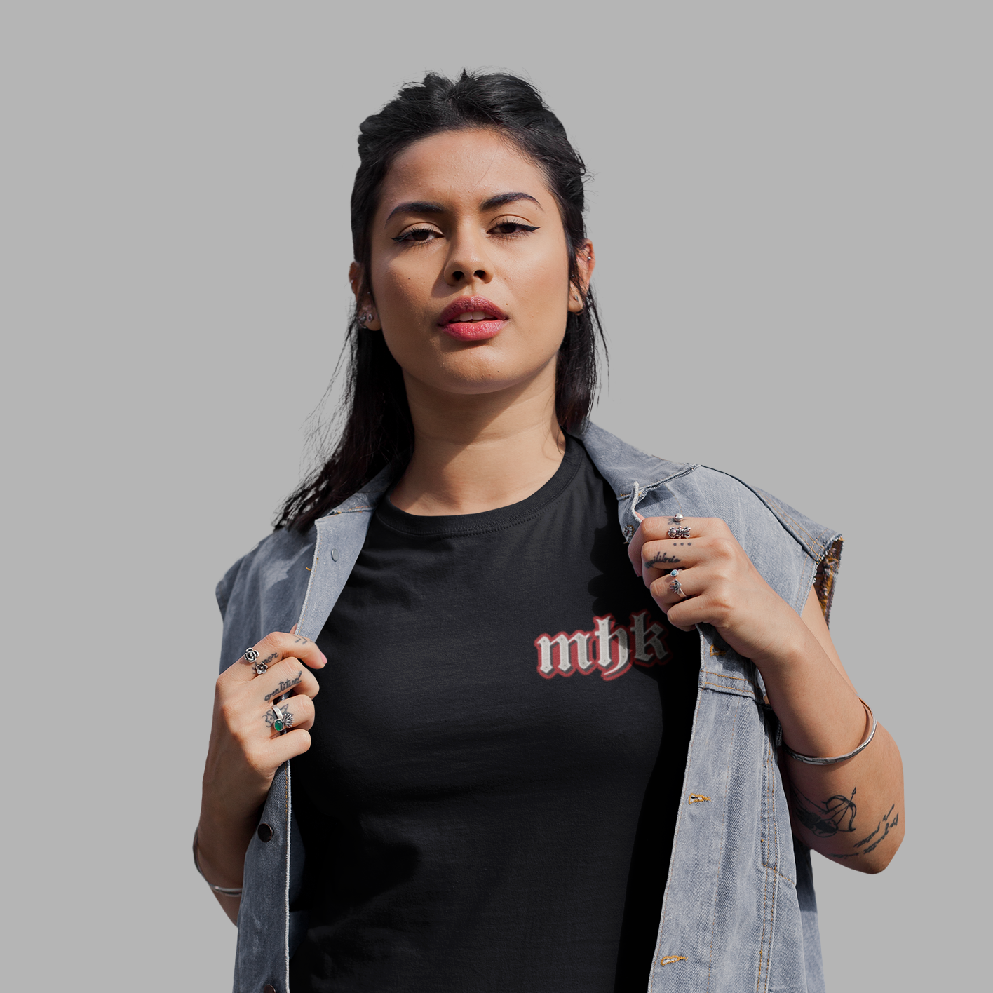 MHK Women's Front & Back Logos T-Shirt